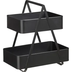 Kwantum Badkameraccessoires*Badkamerrek Zwart