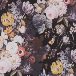 Kwantum Vliesbehang*Behang Beau Zwart