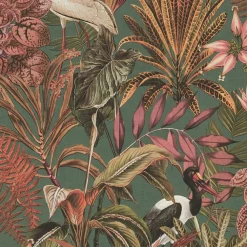 Kwantum Vliesbehang*Behang Bowie Groen