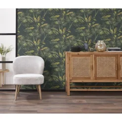 Kwantum Vliesbehang*Behang Daan Groen