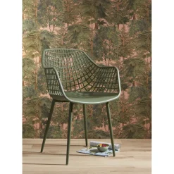 Kwantum Vliesbehang*Behang Ismene Groen