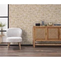 Kwantum Vliesbehang*Behang Karin Oker