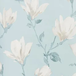 Kwantum Vliesbehang*Behang Lea Blauw Multicolor