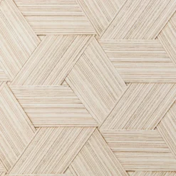 Kwantum Vliesbehang*Behang Lilly Bruin/Wit