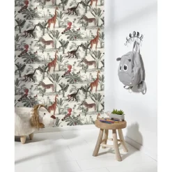 Kwantum Vliesbehang*Behang Lucas Wit