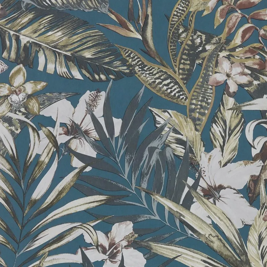 Kwantum Vliesbehang*Behang Maartje Blauw