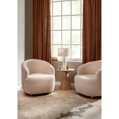 Kwantum Salontafels|Bijzettafels*Bijzettafel Cone 45cm Naturel