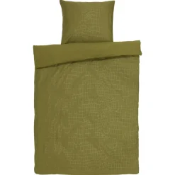 Kwantum Dekbedovertrekken|Beddengoed*Dekbedovertrek Arlo Groen - 240x220 Cm 240X220CM