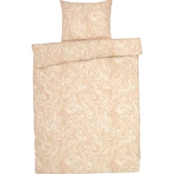 Kwantum Dekbedovertrekken|Beddengoed*Dekbedovertrek Marble Soft Pink 140x220 Cm