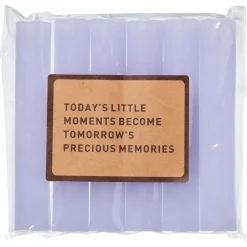 Kwantum Kaarsen & Theelichten|Kaarsen & Theelichten*Dinerkaars 12 Cm - 6 Stuks Lila