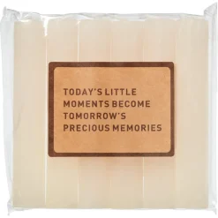 Kwantum Kaarsen & Theelichten|Kaarsen & Theelichten*Dinerkaars 12 Cm - 6 Stuks Naturel