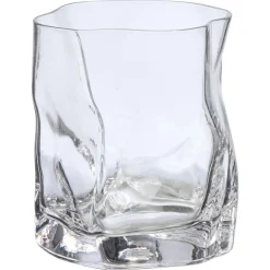 Kwantum Glazen|Glazen*Drinkglas Organic Swirl Transparant - 340 Ml Transpar.