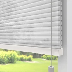 Kwantum Plisségordijnen*Dubbel Plissé Jikke Wit Lichtdoorlatend