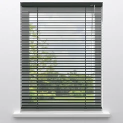 Kwantum Aluminium Jaloezieën|Houten Jaloezieën*Fenstr Aluminium Jaloezie Alix 25mm Antraciet