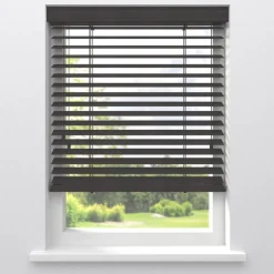 Kwantum Houten Jaloezieën|Jaloezieën*Fenstr Bamboe Jaloezie Wietze Bruin 50mm Dr.Bruin