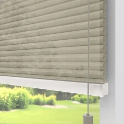 Kwantum Isolerende Gordijnen|Plisségordijnen*Fenstr Dubbel Plissé Jana Lichtdoorlatend Zand