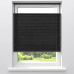 Kwantum Plisségordijnen*Fenstr Dubbel Plissé Jana Lichtdoorlatend Zwart