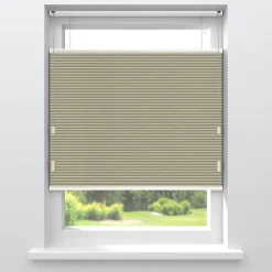 Kwantum Plisségordijnen*Fenstr Dubbel Plisségordijn Aniek Verduisterend Taupe