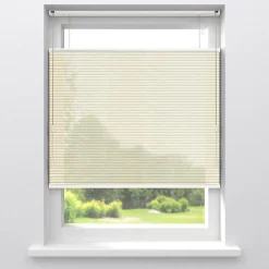 Kwantum Plisségordijnen*Fenstr Dubbel Plisségordijn Maud Transparant Offwhite