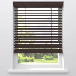 Kwantum Houten Jaloezieën|Jaloezieën*Fenstr Houten Jaloezie Harm Bruin 50mm