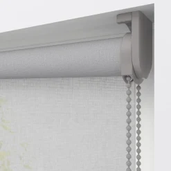 Kwantum Rolgordijnen*Fenstr Rolgordijn Emma Grijs Transparant LichtGrijs