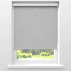 Kwantum Rolgordijnen*Fenstr Rolgordijn Fiene Verduisterend LichtGrijs
