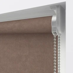 Kwantum Rolgordijnen*Fenstr Rolgordijn Gus Velours Deels Verduisterend Taupe