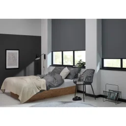 Kwantum Rolgordijnen*Fenstr Rolgordijn Mara Verduisterend Grijs