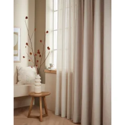 Kwantum Vouwgordijnen|Gordijnen*Gordijn Aaron Naturel