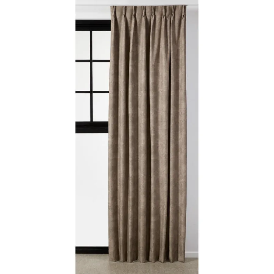 Kwantum Vouwgordijnen|Gordijnen*Gordijn Cleo Bruin
