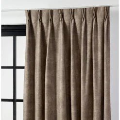 Kwantum Vouwgordijnen|Gordijnen*Gordijn Cleo Bruin