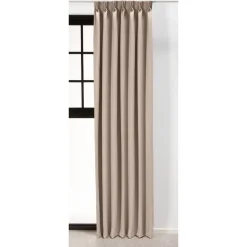 Kwantum Vouwgordijnen|Gordijnen*Gordijn Mila Beige LichtBeige
