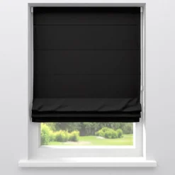 Kwantum Vouwgordijnen|Gordijnen*Gordijn Mila Zwart