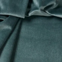 Kwantum Vouwgordijnen|Gordijnen*Gordijn Velours Romeo blauw Grijs