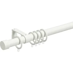 Kwantum Gordijnroedes*Gordijnroede 120 Cm Wit Metaal Ø28mm