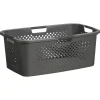 Kwantum Wasmanden*Heupwasmand Rattan Ruit Antraciet