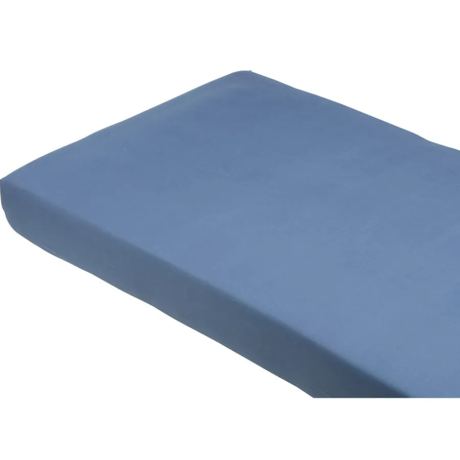 Kwantum Hoeslakens. Moltons & Kussenslopen|Beddengoed*Hoeslaken Katoen Blauw - 90x200cm