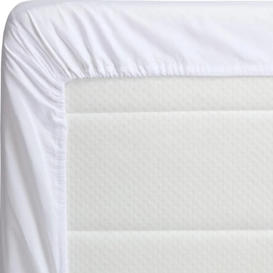 Kwantum Beddengoed*Hoeslaken Katoen Wit 200x180 Cm 200X180CM