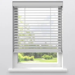 Kwantum Jaloezieën*Houtlook Jaloezie Floris Wit 50mm