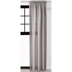 Kwantum Kant En Klaar Gordijnen|Gordijnen*Kant En Klaar Gordijn Charon Lichtgrijs