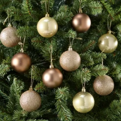 Kwantum Kerstballen & Kerstornamenten*Kerstbal 10 Stuks Koper