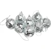 Kwantum Kerstballen & Kerstornamenten*Kerstballen Disco Zilver - 8 Stuks