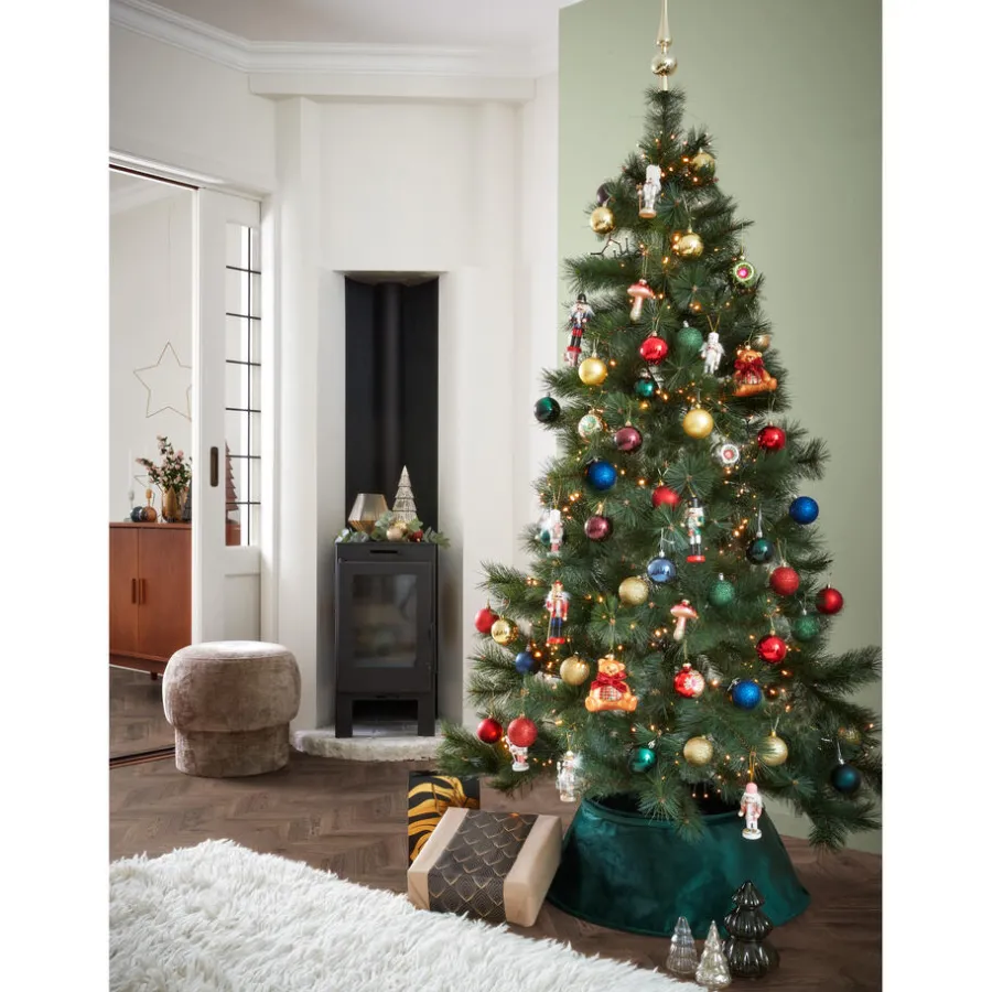 Kwantum Kerstboomrokken*Kerstboomrok Velvet Groen