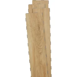 Kwantum Klik Pvc-Vloeren*Klik PVC Miller Licht Eiken Je berekent hoeveel meters je nodig hebt door lengte en breedte in te vullen