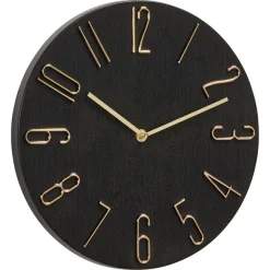 Kwantum Klokken*Klok Genua Zwart