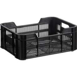 Kwantum Overige Opbergers*Krat Helsinki Zwart 7 Liter