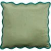 Kwantum Sierkussens*Kussen Scallop Groen - 45x45 Cm