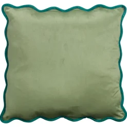 Kwantum Sierkussens*Kussen Scallop Groen - 45x45 Cm