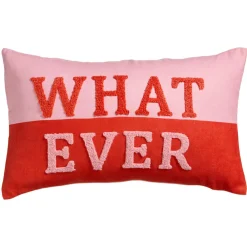 Kwantum Sierkussens*Kussen Whatever Roze 30x50 Cm