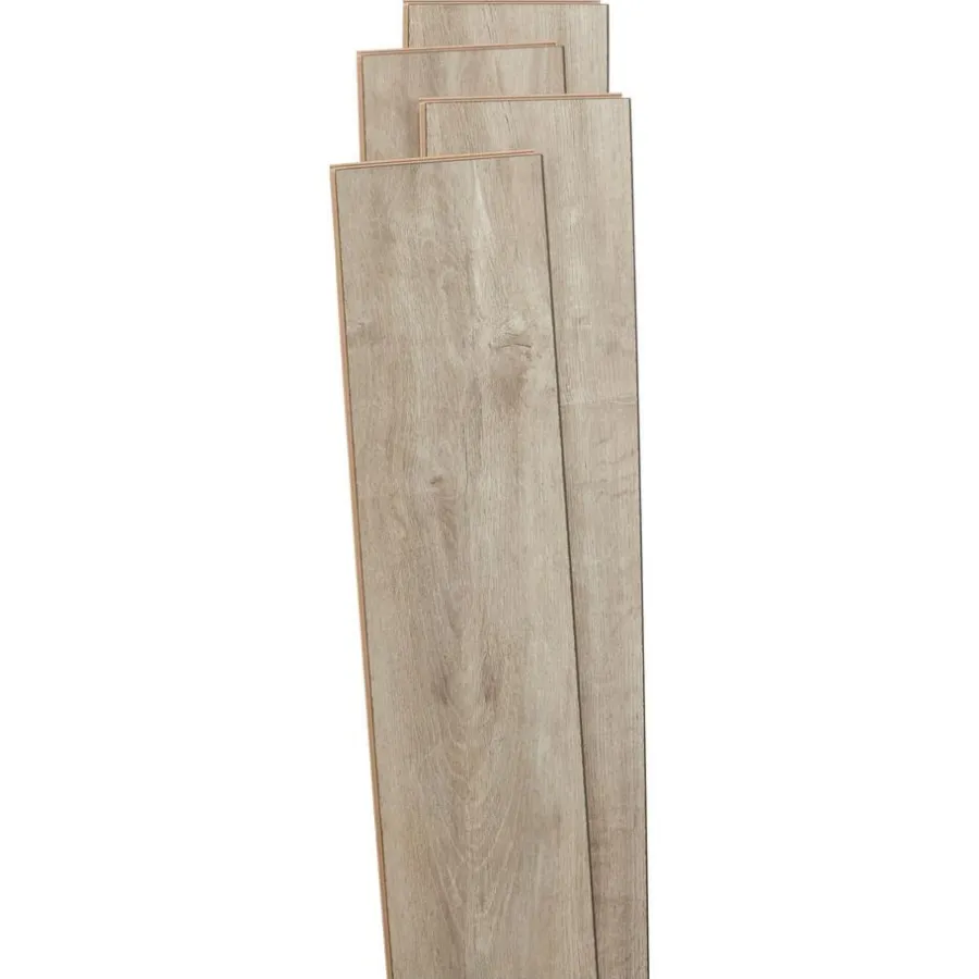 Kwantum Tegellook Laminaat|Extra Breed Laminaat*Laminaat Bend Grijs Eiken Je berekent hoeveel meters je nodig hebt door lengte en breedte in te vullen